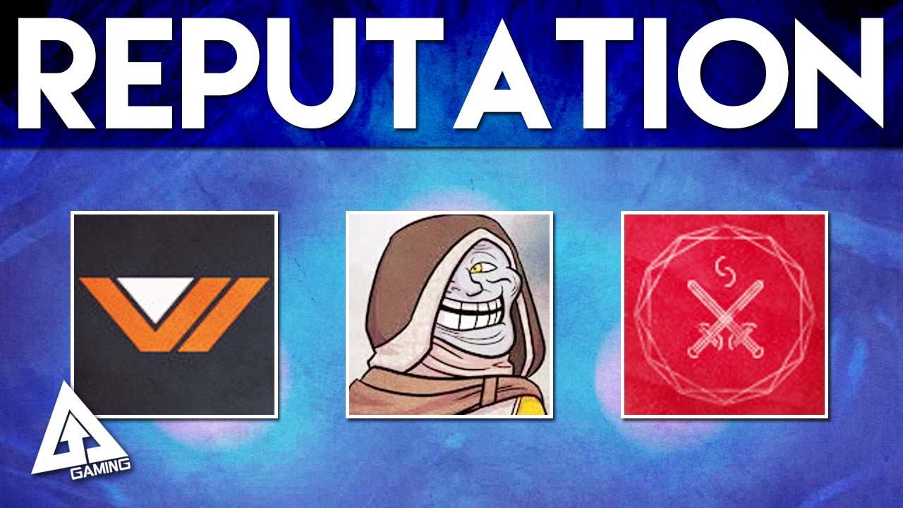 Destiny Reputation Farming - Sources and Values