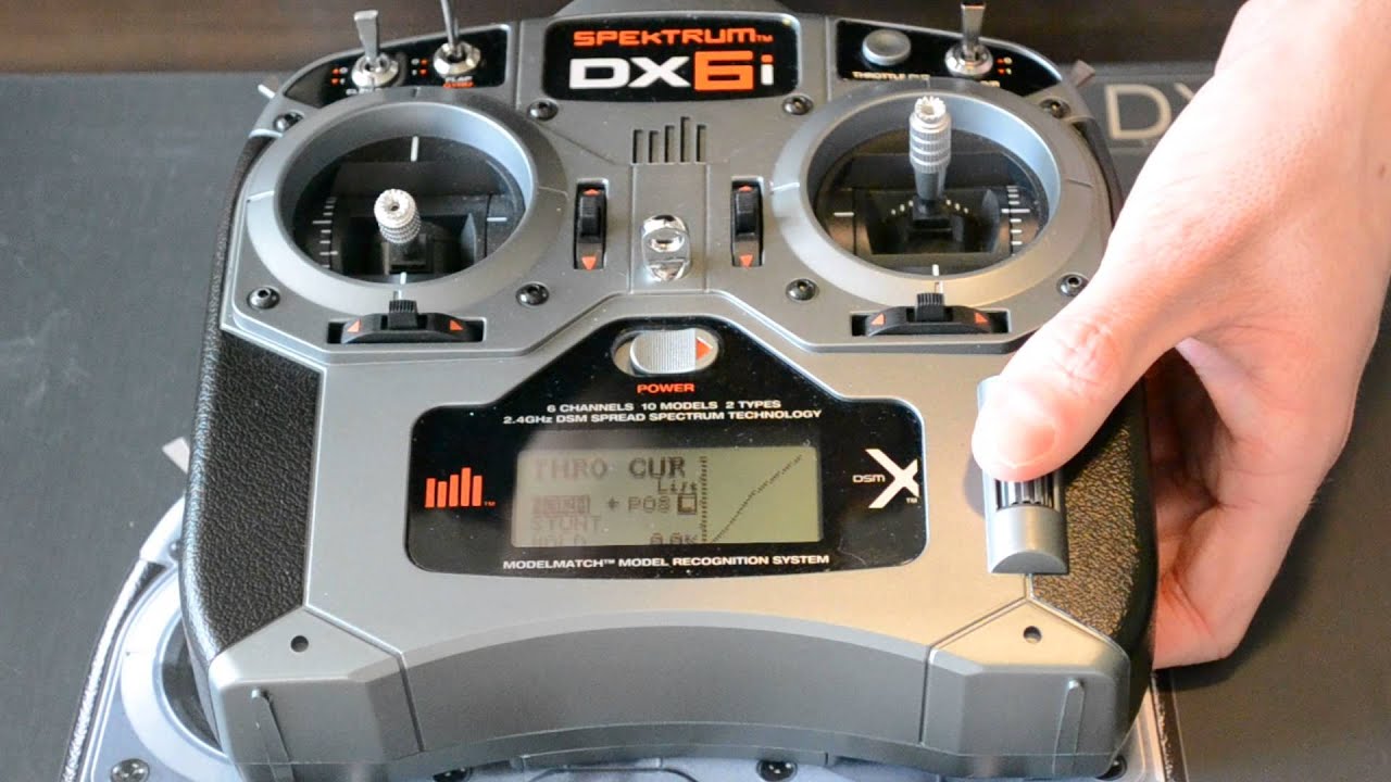 Die Spektrum DX6i und meine Einstellungen