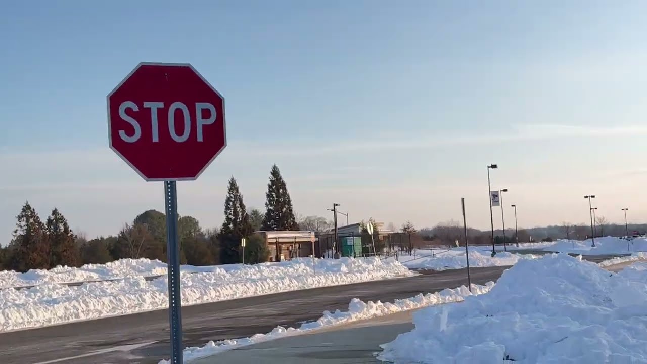 Aftermath of snowstorm | full neighborhood walkthrough