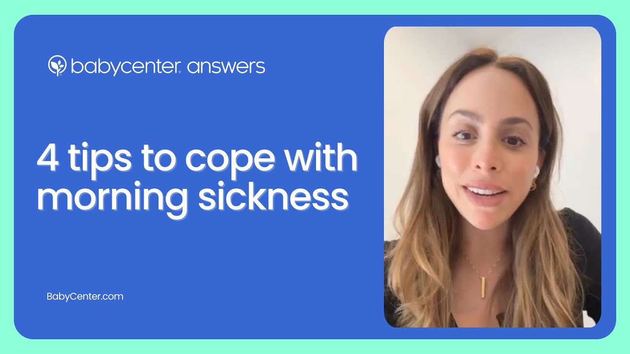 4 tips to help cope with morning sickness