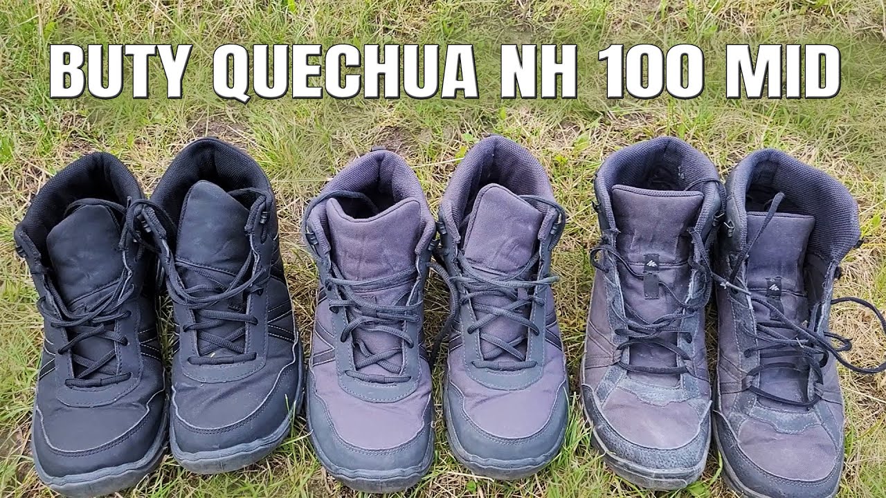 Buty turystyczne Quechua NH100 Mid opinia po 3 latach noszenia