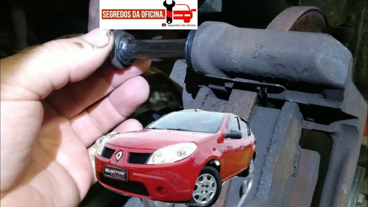Sandero pinça trancando,roda aquecendo pino guia torto.