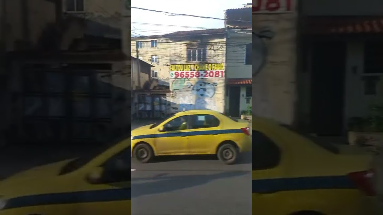 Brazil Rio 뒷동네 길거리 상황 BRT 버스 이동중...