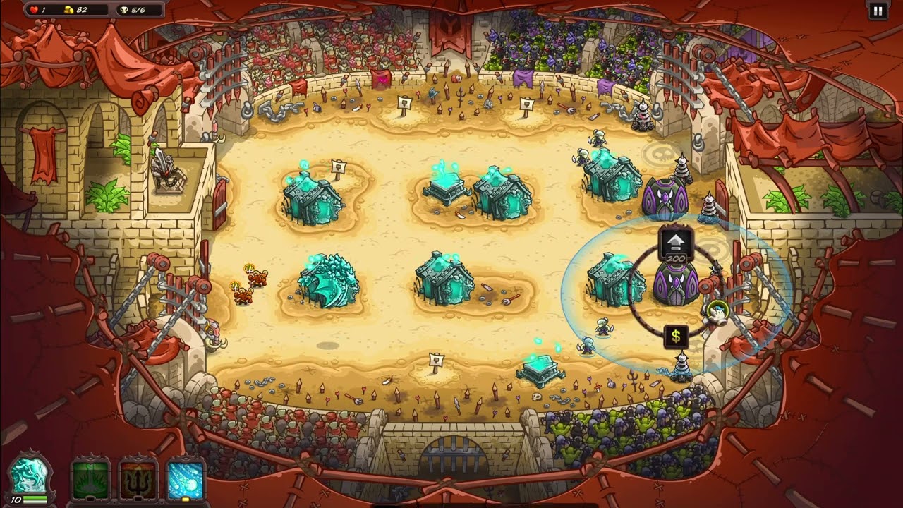 Kingdom Rush Vengeance Impossible Hero Challenge - 36. The Grand Arena Heroic - Eiskalt