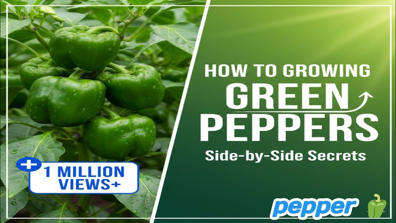 How to grow Green Pepper | tips for breeding bell peppers | growing peepers plants 