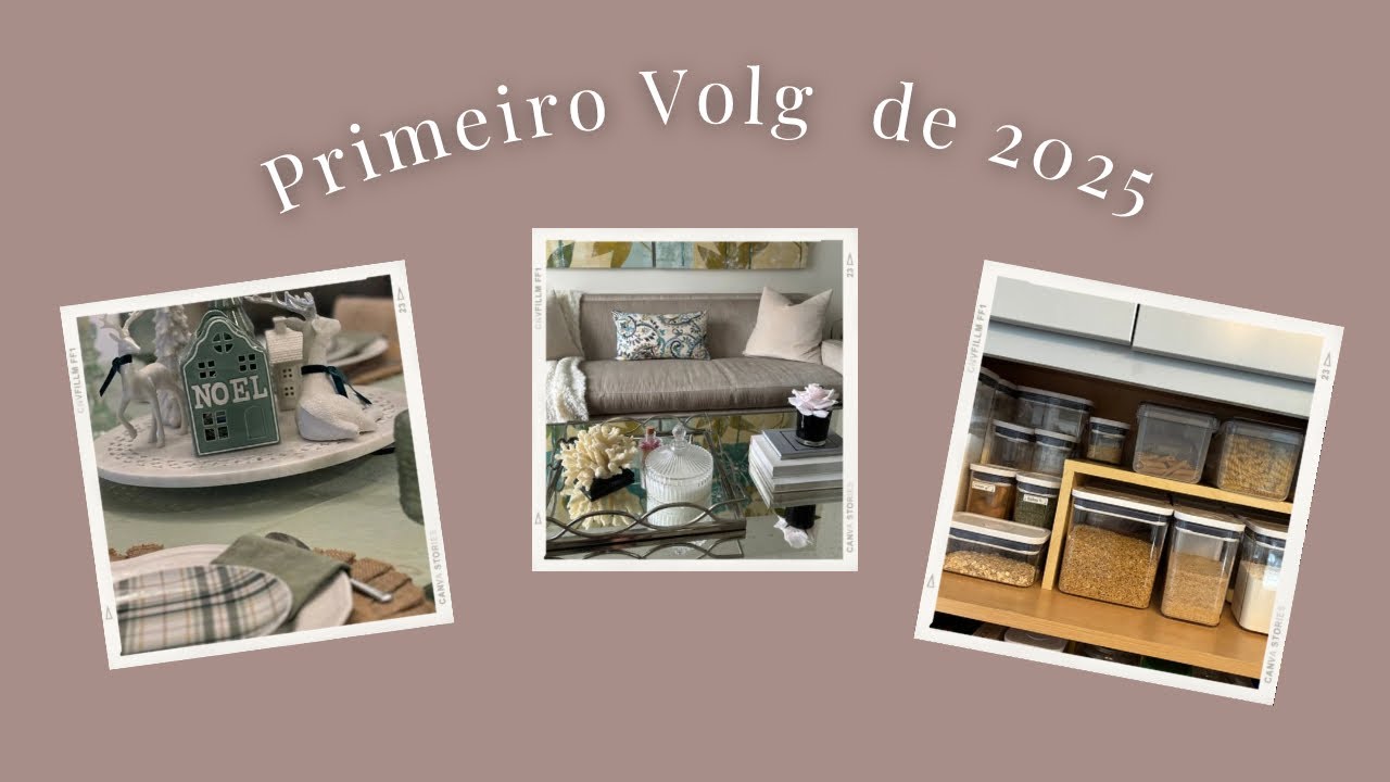 Welcome 2025~Decor de inverno~Mudança e organização no pantry da cozinha