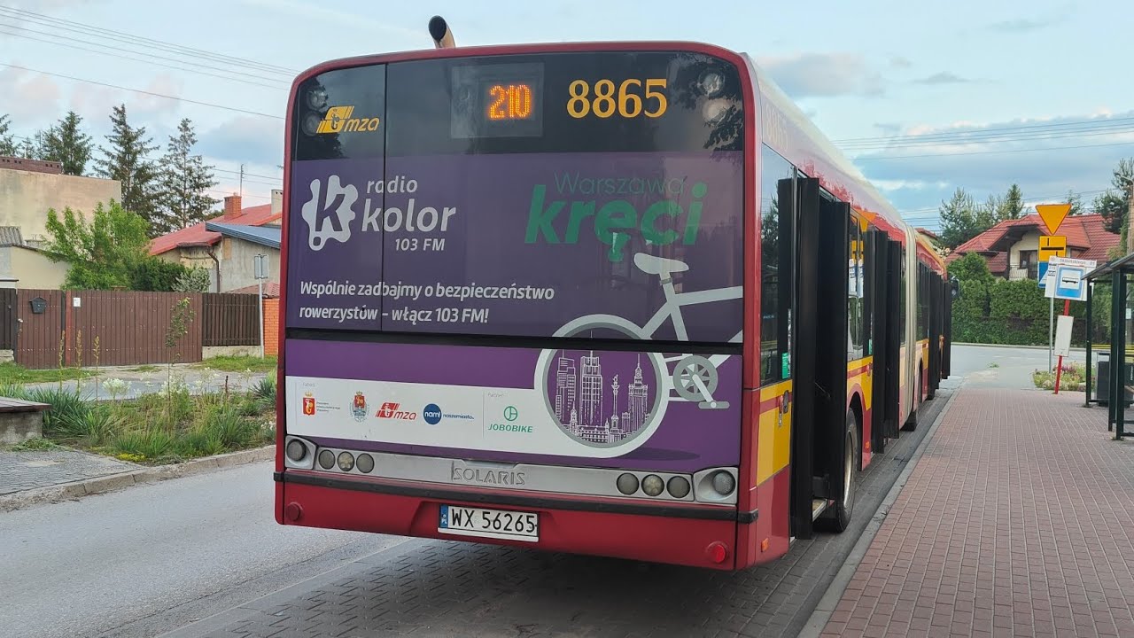 Linia 210 przez Hornówek - Solaris Urbino 18 III #8865 ( MZA Warszawa )