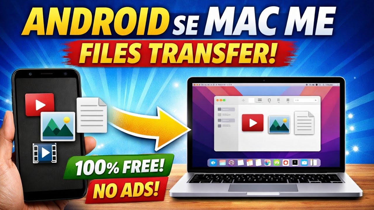 Android to Mac File Transfer FREE Fast & Without Cable #tech #gadgets #appreview 