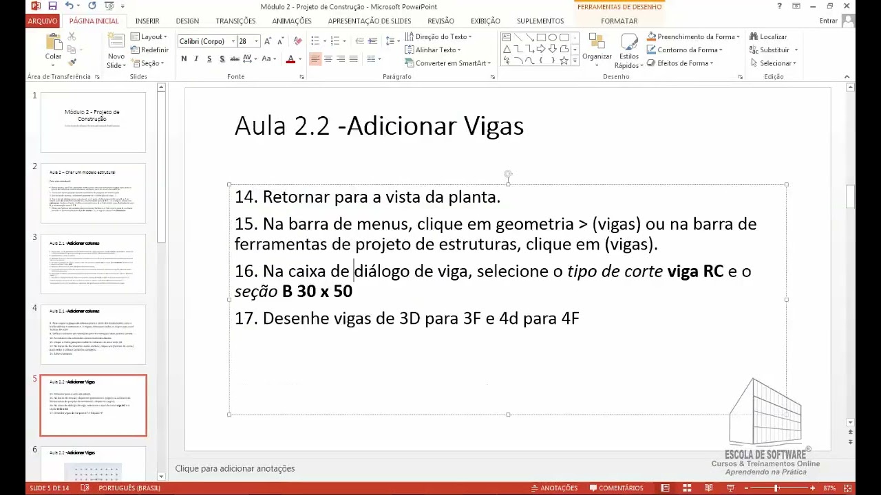 Aula Como Inserir Viga no Robot Structural Analysis