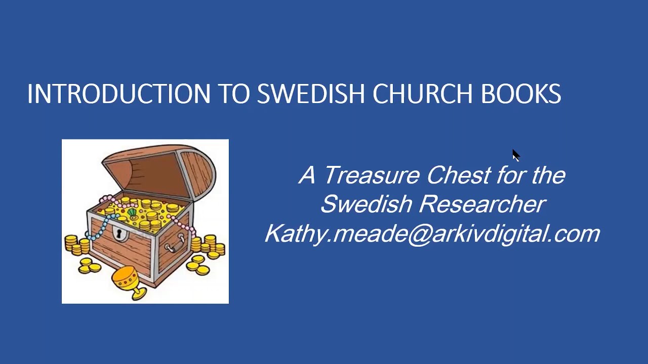 Introduction to Swedish Church Books