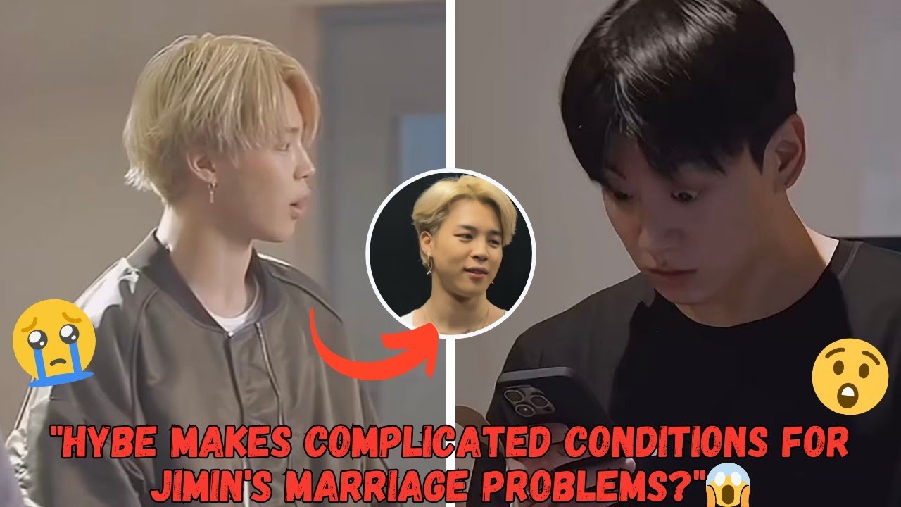 HYBE set strict conditions for Jimin's marriage? Jungkook's Eyes Are Closed! 😳💔