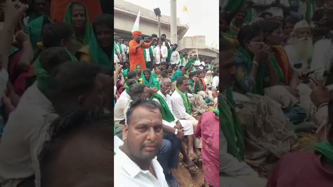 Hubballi Raita Horata 🔥 10000+ Farmers Protest at Chennamma Circle | KRRS | Belagavi