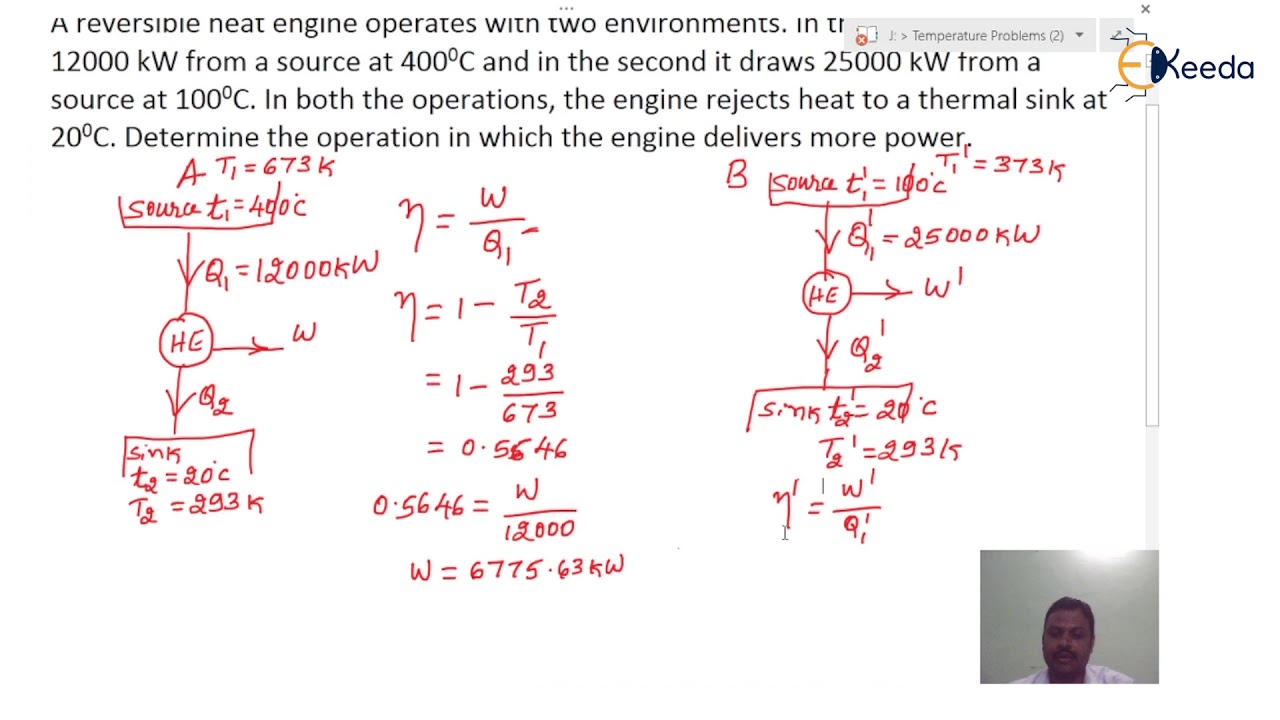 Problems Solving on Second Law of Thermodynamics 1