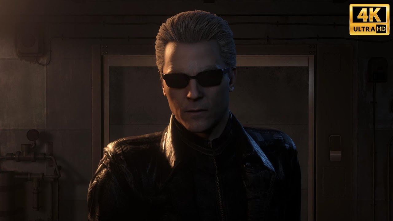Albert Wesker Midnight & Coat All Cutscenes - Resident Evil 4 Remake | 4K 60FPS