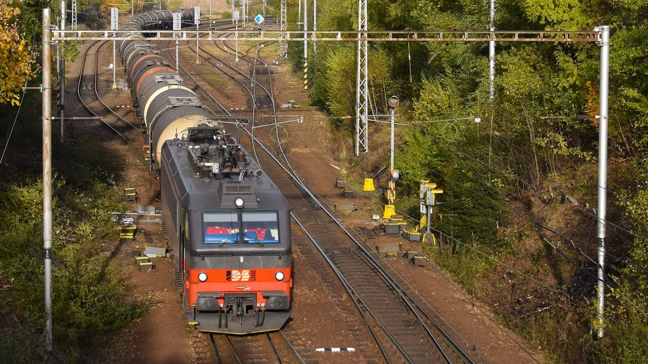 Vlaky Sázava u Žďáru (směr Havlíčkův Brod) - 20.10.2021 / Trains in Czech Republic