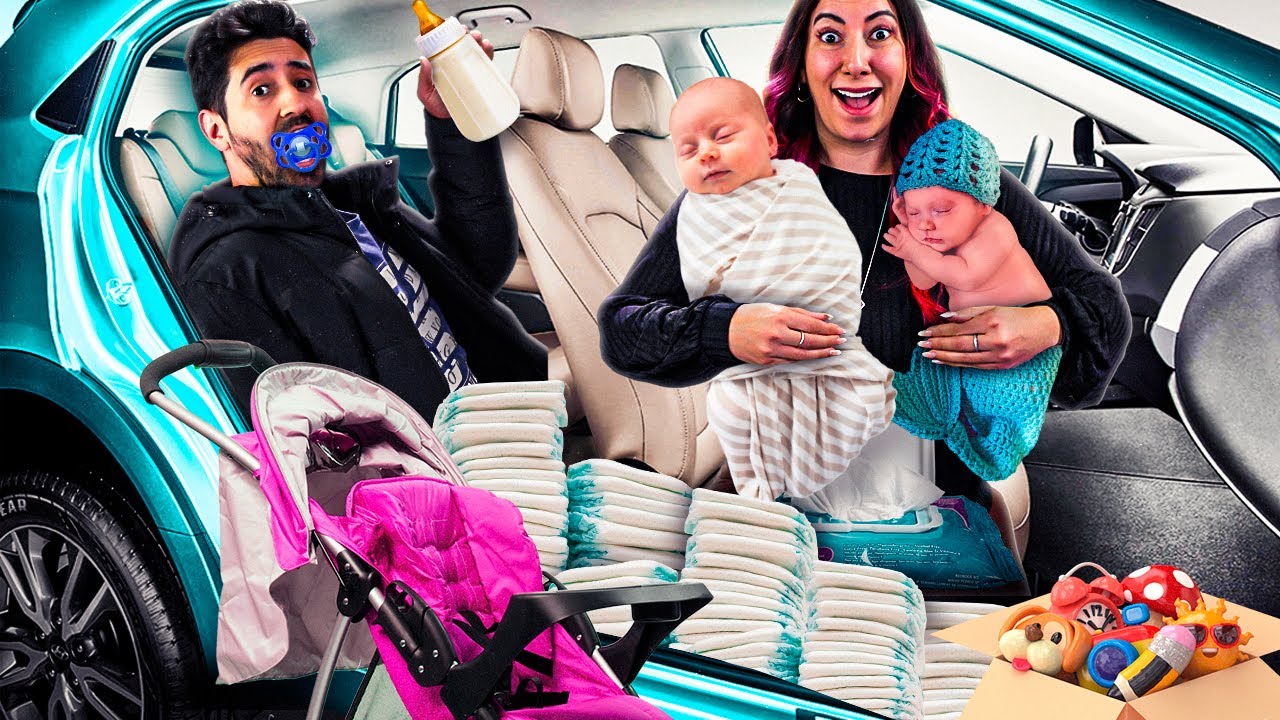 TRANSFORMAMOS NOSSO CARRO EM CRECHE | Gabriel e Shirley 2.0