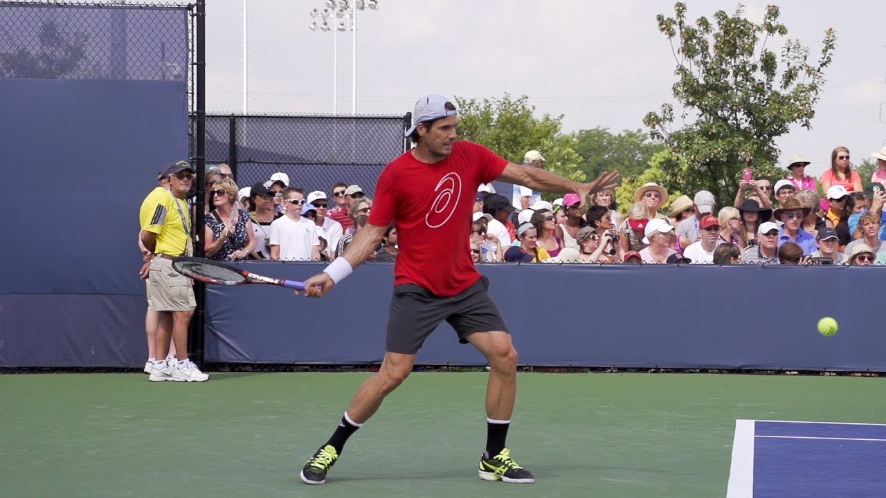 Tommy Haas Forehand In Super Slow Motion - 2013 Cincinnati Open
