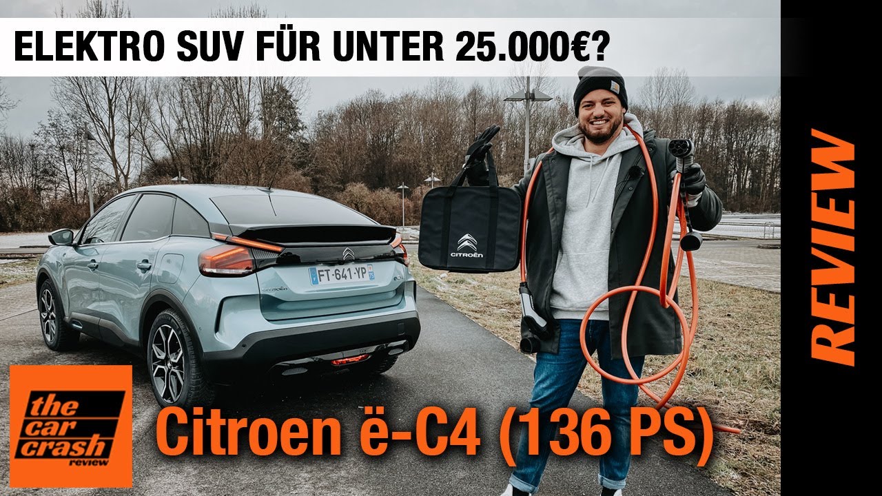 2021 Citroen e-C4 (136 PS) im Test! 🔋🔌 Elektro SUV unter 25.000€?! 🧐⚡️ Fahrbericht | Review 🇫🇷