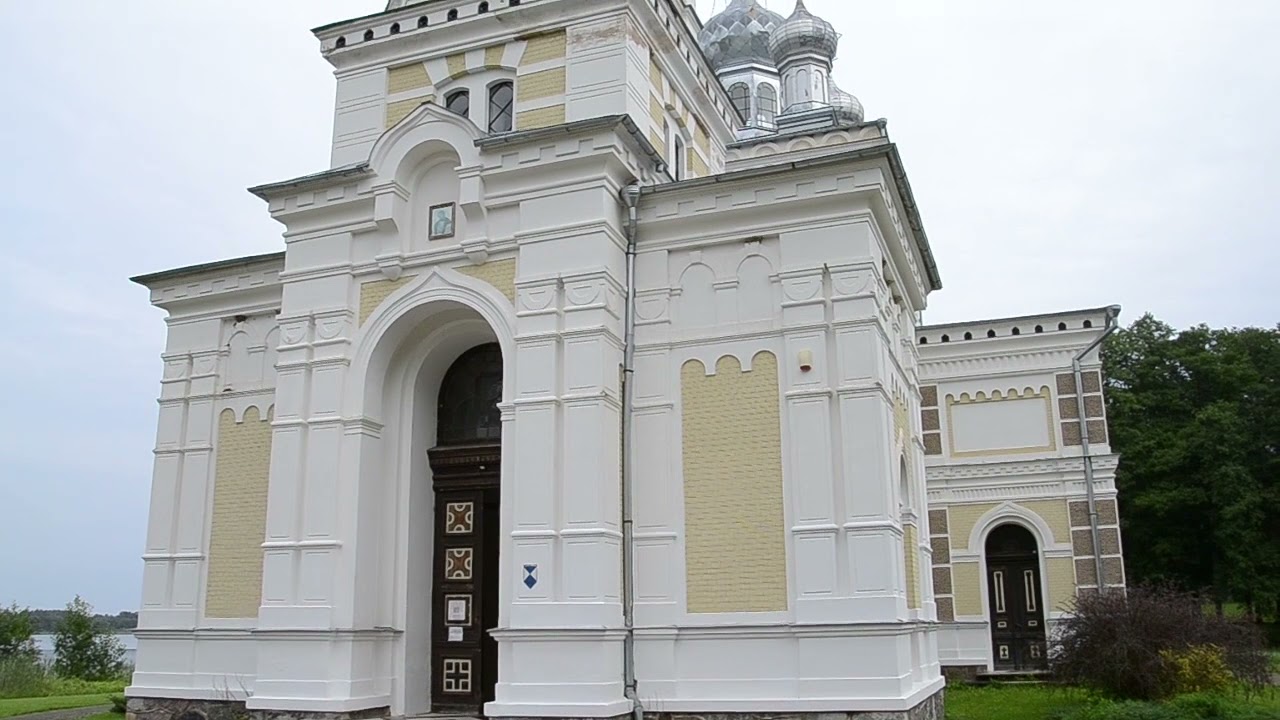 Стамериенская усадьба.  Stāmerienas Svētā Ņevas Aleksandra pareizticīgo baznīca