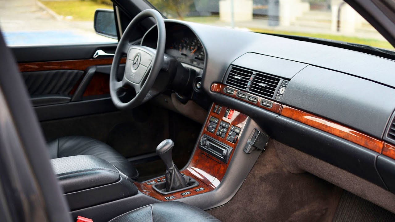 w140 Mercedes-Benz 300 SE rare S class with 5-speed manual transmission