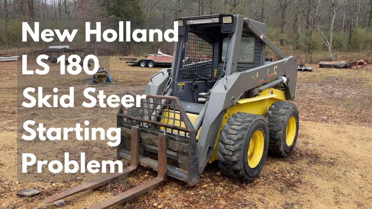 Проблема с запуском мини-погрузчика New Holland LS180