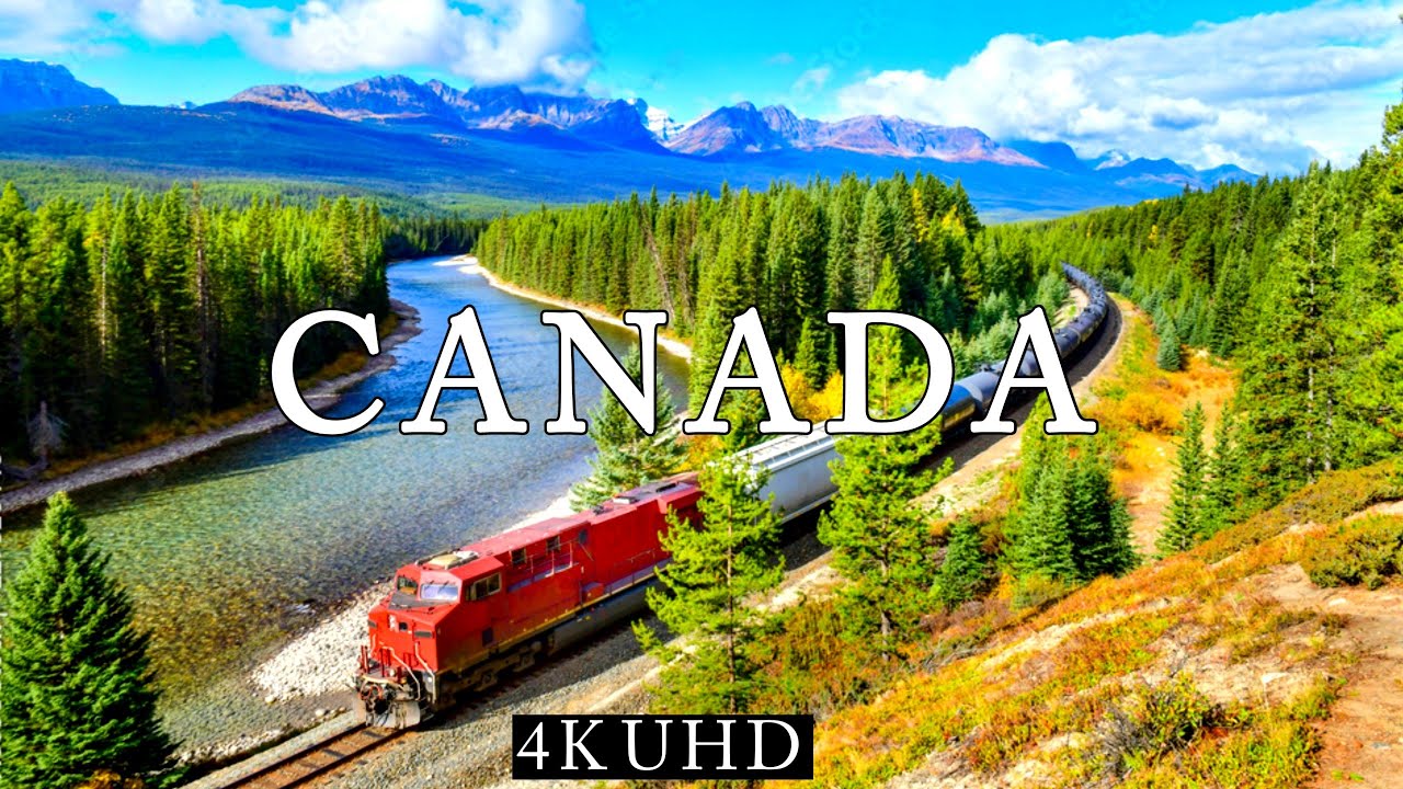 Canada 4K - Explore The Mesmerizing Vancouver Nature Film With Relaxing Piano Music - Asmr Reiki