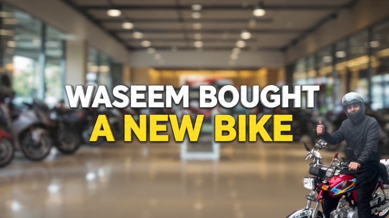 Waseen Bought a Brand New Honda 70 | Lahore Bike Purchase Vlog | #LahoreVlog