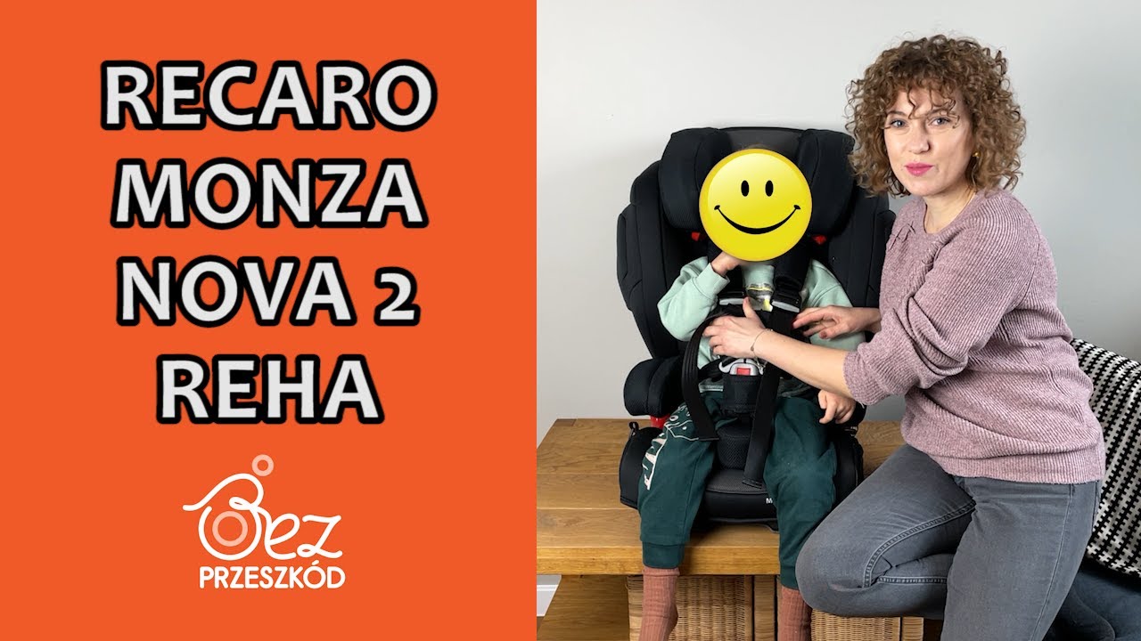 Fotelik samochodowy dla dziecka z niepełnosprawnością powyżej 1m wzrostu - RECARO Monza Nova 2 Reha.