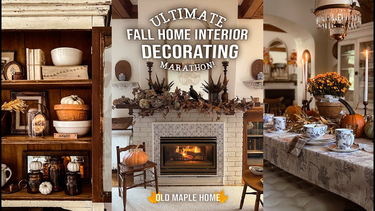 🍁Ultimate Fall Home Decorating Marathon: Gorgeous Fall Home Decorating Ideas!