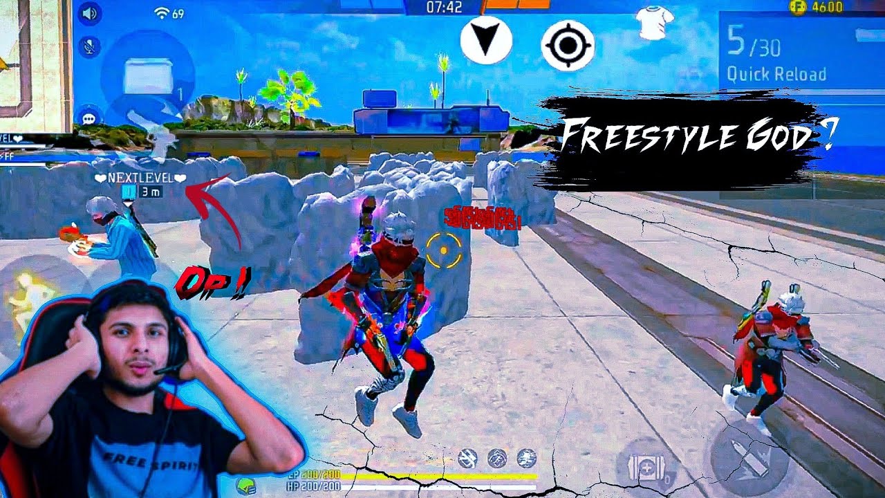 @NonstopGaming_ Reaction On New Freestyle God😊👀|| #nonstopgaming #zeroxff #freefirehighlights