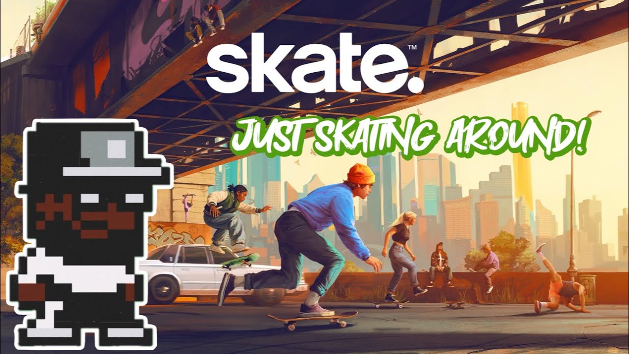 Just skating around.