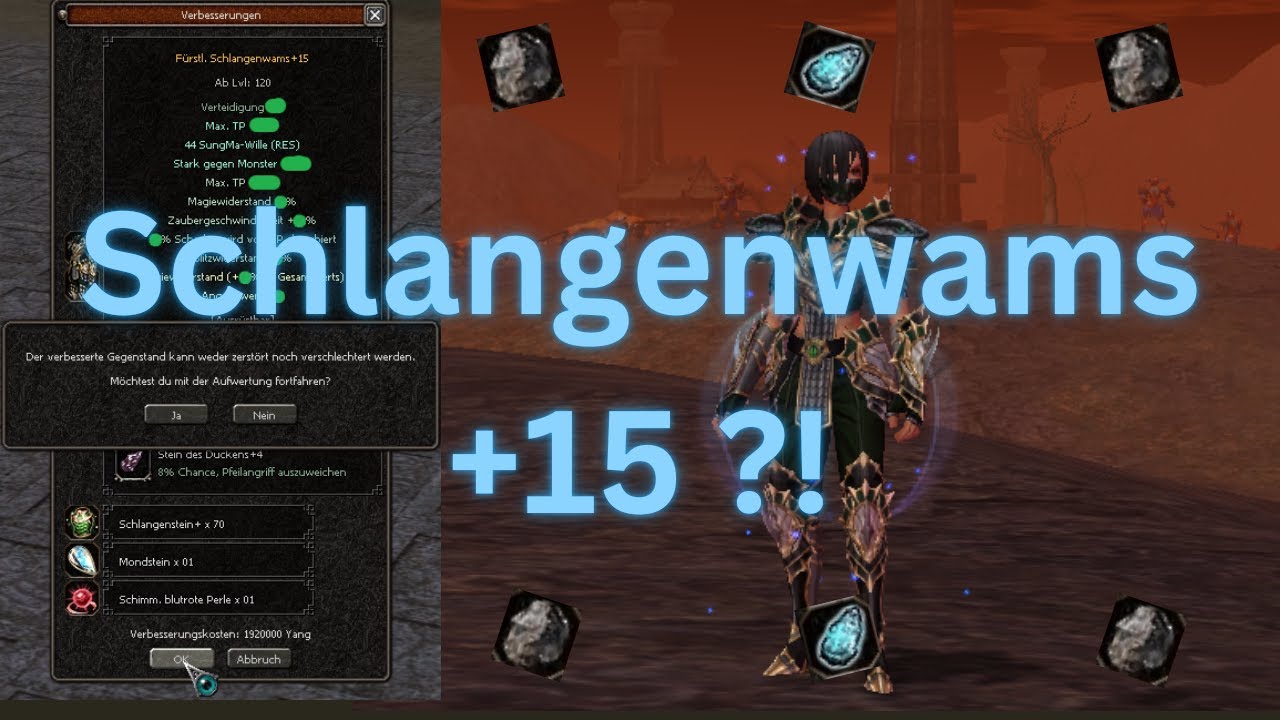 Metin2 DE Teutonia • Schlangenwams uppen •