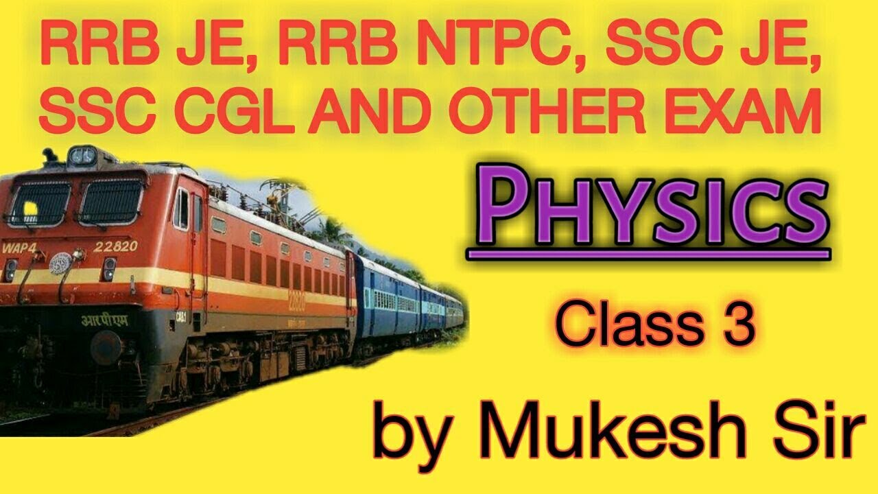 Scalar and Vector Quantity || Physics Class for RRB JE, RRB NTPC, SSC JE, SSC CGL ||gs for rrb ntpc