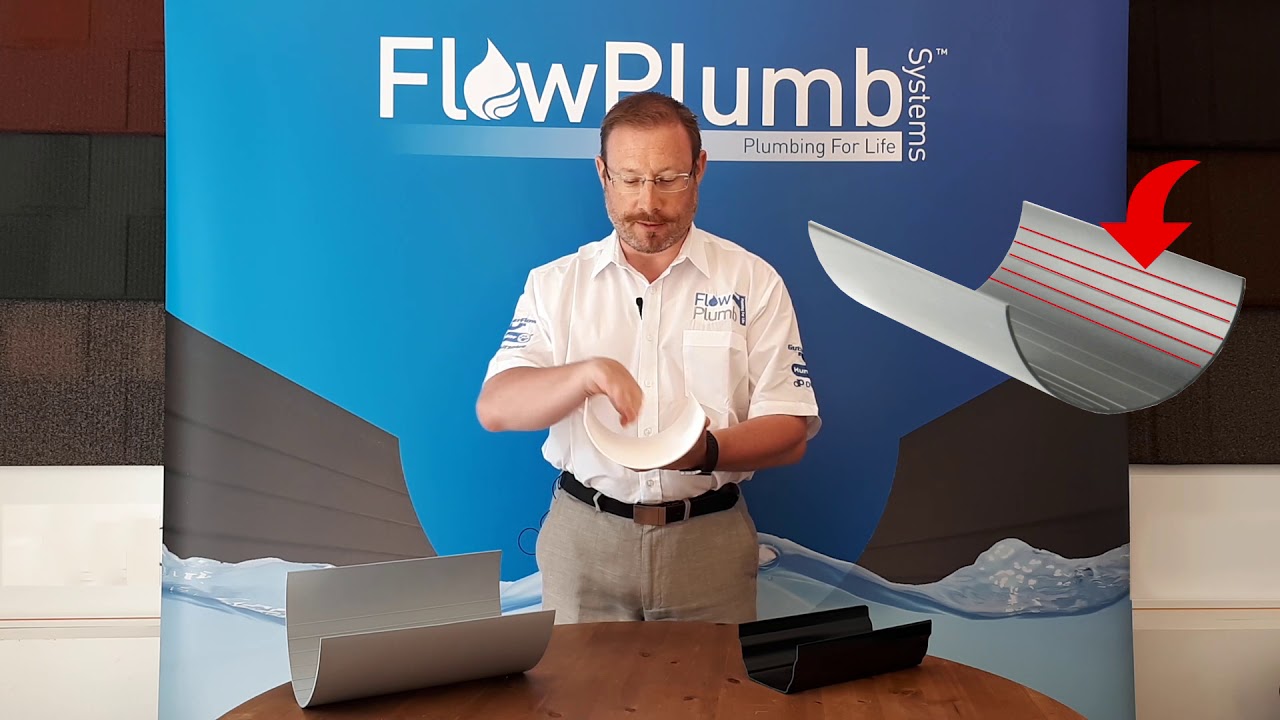 FlowPlumb 170mm StormFlow Gutter