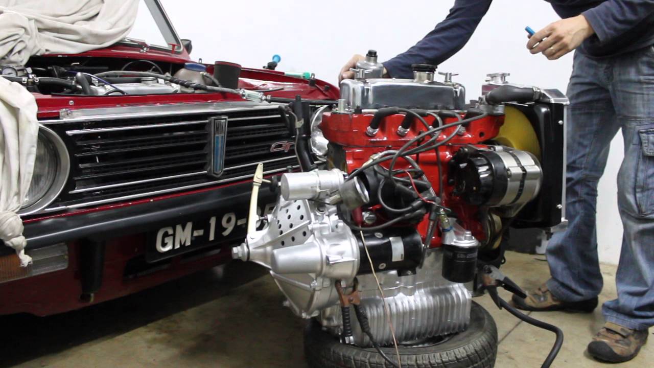 CLASSIC MINI NEW ENGINE 1310cc FIRST START - HIF OK