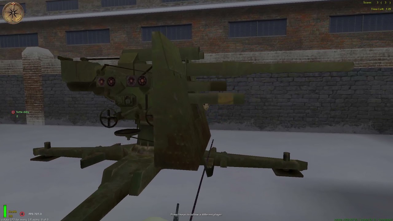 MOHAA Multiplayer - MGL3 CUP WAR - Default - forte vs pers0wnages in eyes tommeh-