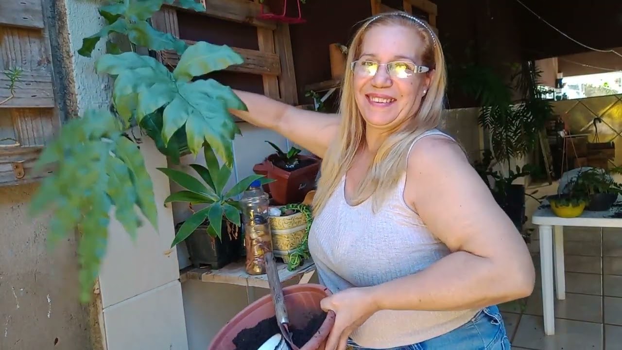 Cuidando, e Colocando Adubo nas Plantas!! 🌴🪵🌹🥀🥀🌺🌺