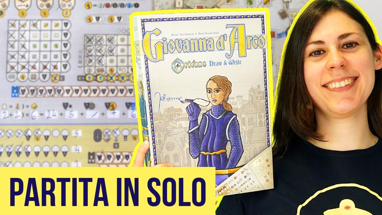 GIOVANNA D'ARCO - Orléans Draw&Write Partita Completa
