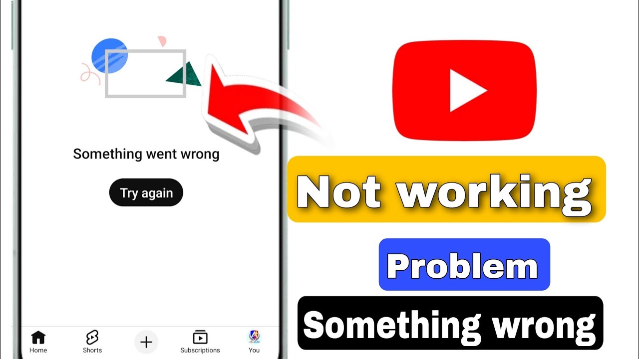 Youtube video not showing problem  | Youtube app not working problem | Something went wrong problem 