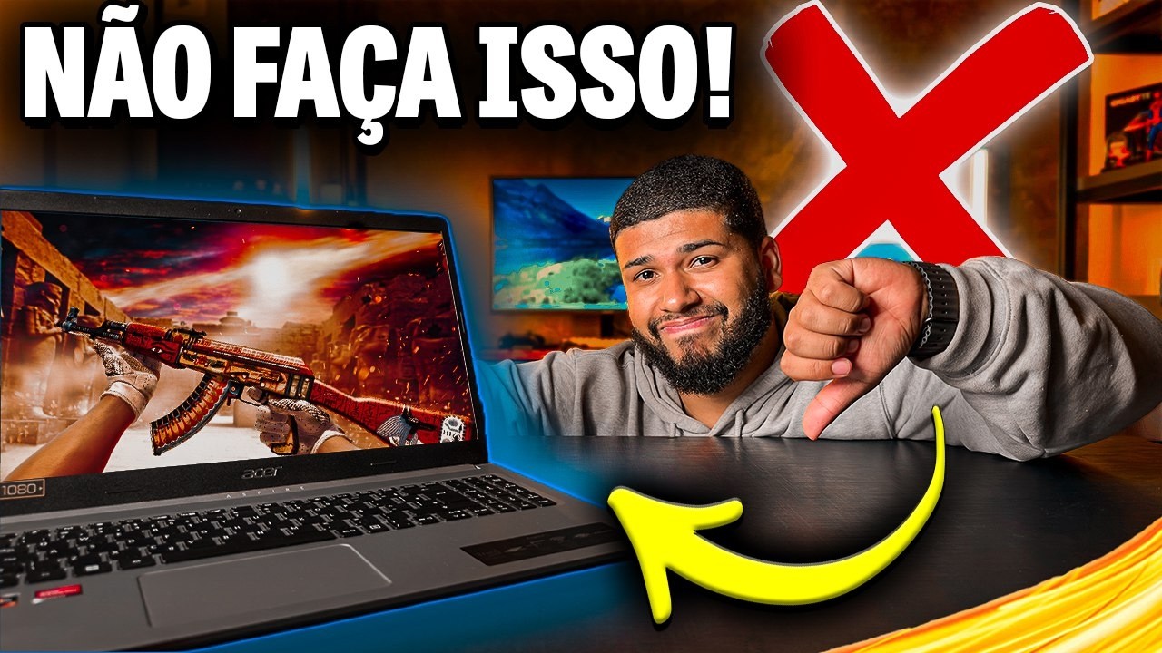 7 Erros Mais Comuns ao COMPRAR um NOTEBOOK em 2026 (Dinheiro Jogado Fora)