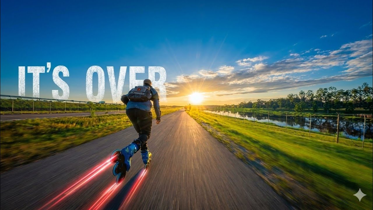 Chill Session (on Rollerblades) Through an Unknown Countryside Trail