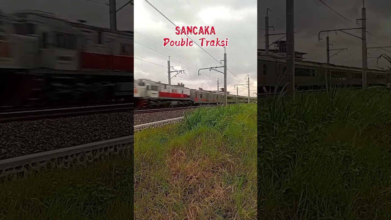 SANCAKA Double Traksi... #keretaapi #doubletraksi
