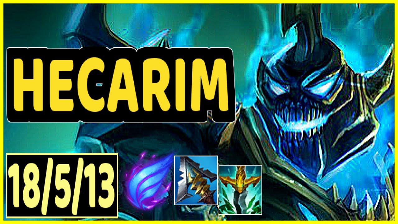 HECARIM VS XIN ZHAO - 18/5/13 KDA JUNGLE GAMEPLAY