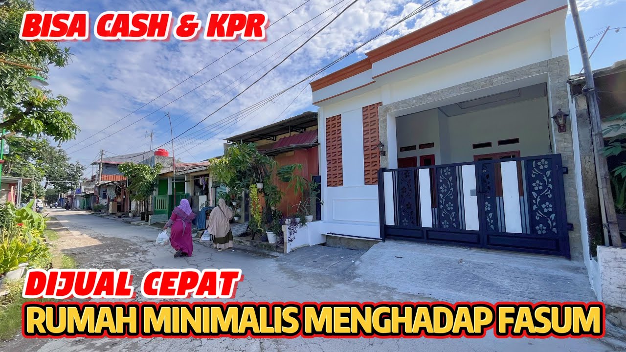 DIJUAL MURAH RUMAH TIPE 45/60 || 100% BANGUNAN BARU || MENGHADAP FASUM || BISA CASH DAN KPR 