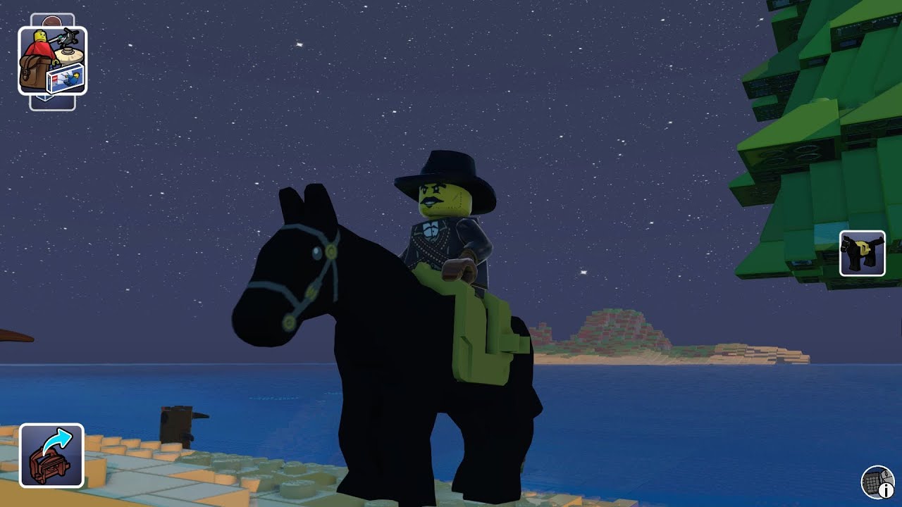 LEGO Worlds - Black Horse Free Roam Gameplay (PC HD) [1080p]