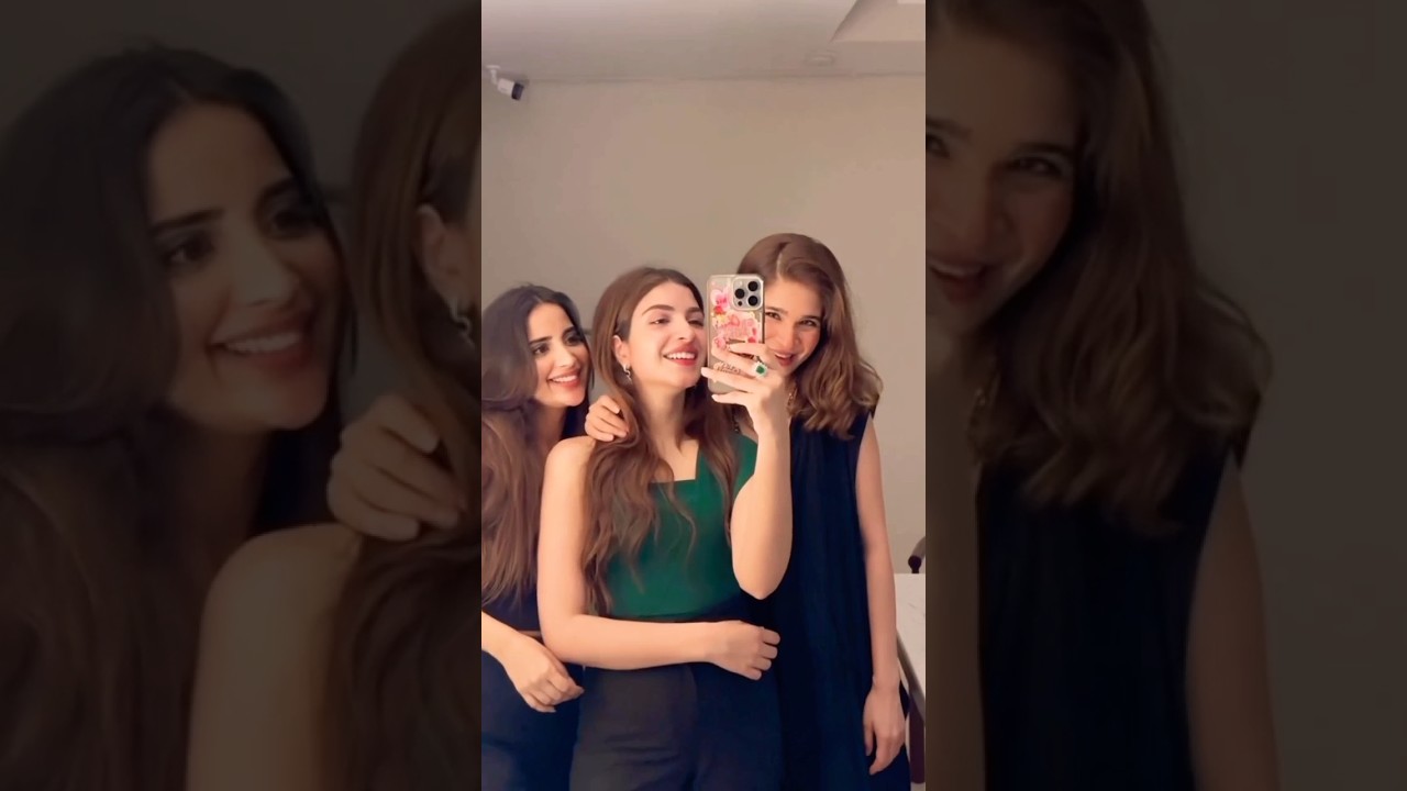 kinza hashmi | Ayesha Omar | saboor Aly enjoy the party with friends #party #showbiz  #friends