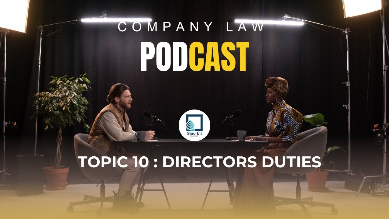 TOPIC 10   Directors Duties - Company Law - UoL