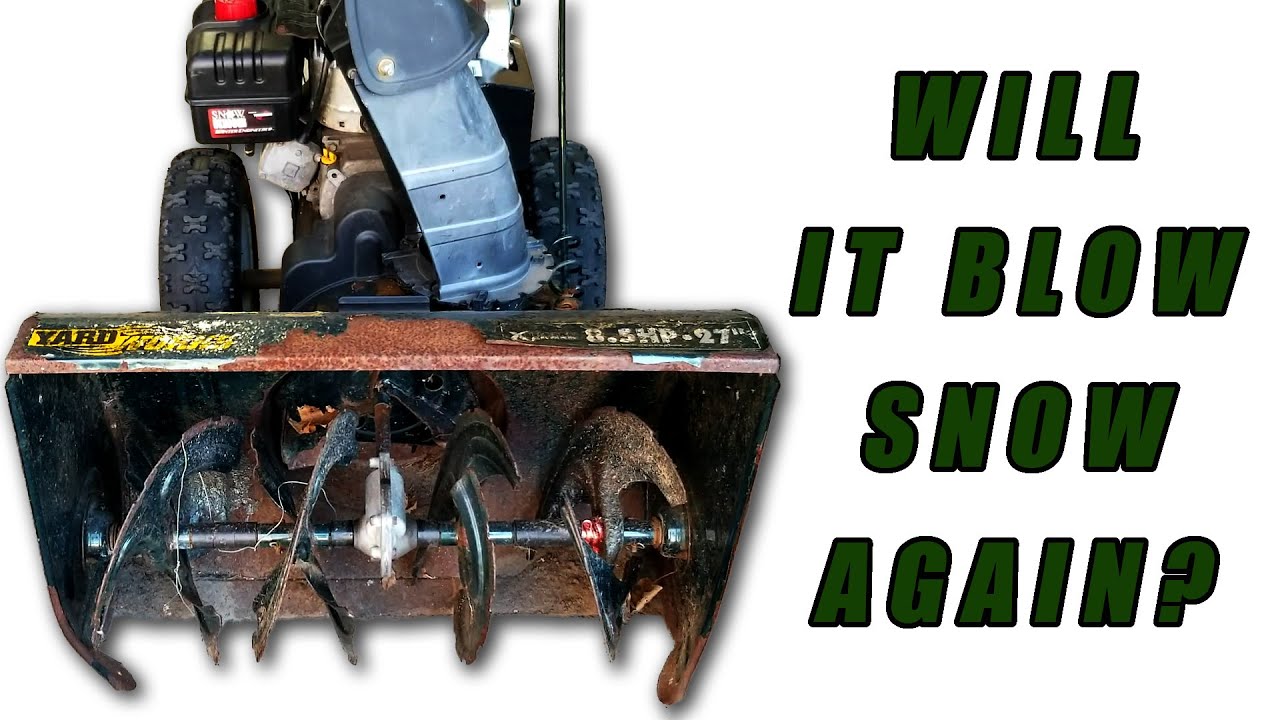 Yardworks Snow Blower With Lots of Issues. Can We Save It?
