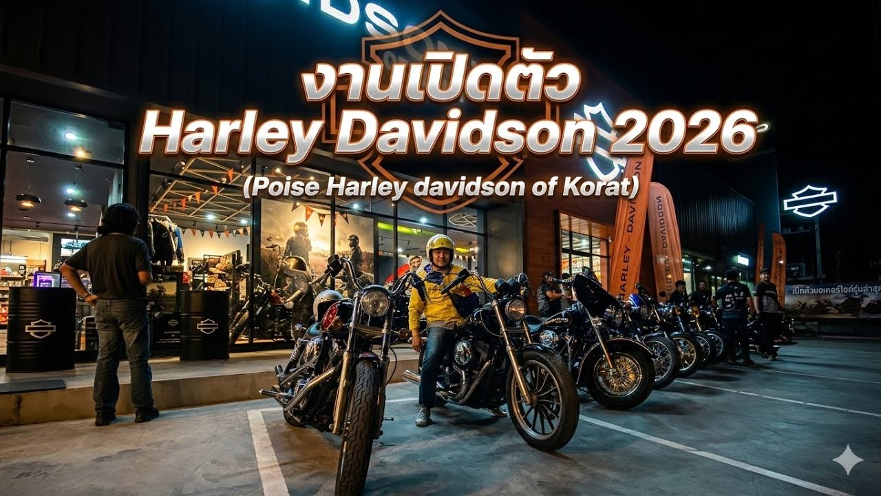 งานเปิดตัว Harley Davidson 2026 (Poise Harley davidson of Korat) #Harleydavidson #poiseharley