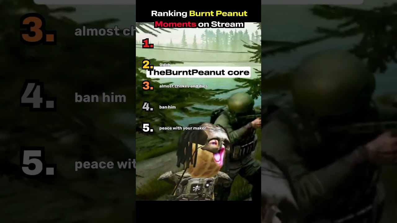 🔥 Top 5 Funniest Burnt Peanut Stream Moments 😭🔥